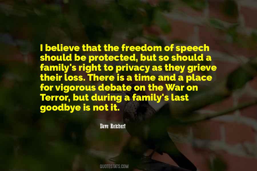 The Right To Freedom Of Speech Quotes #1091561