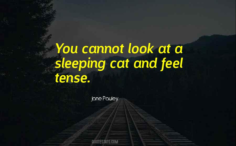 Sleep Cat Quotes #1512725