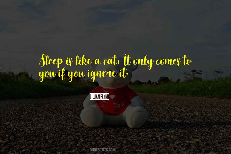 Sleep Cat Quotes #1722511