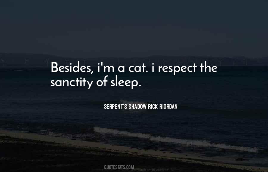 Sleep Cat Quotes #312952