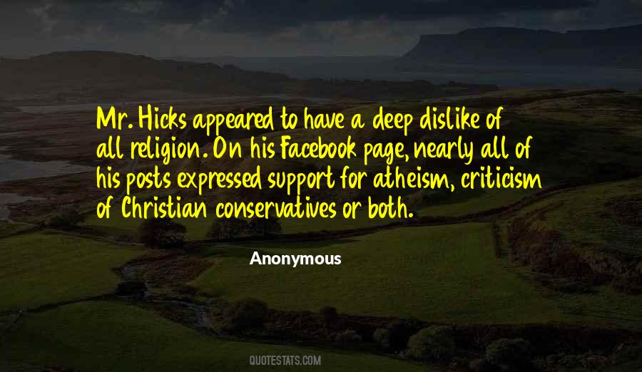Christian Criticism Quotes #1681563