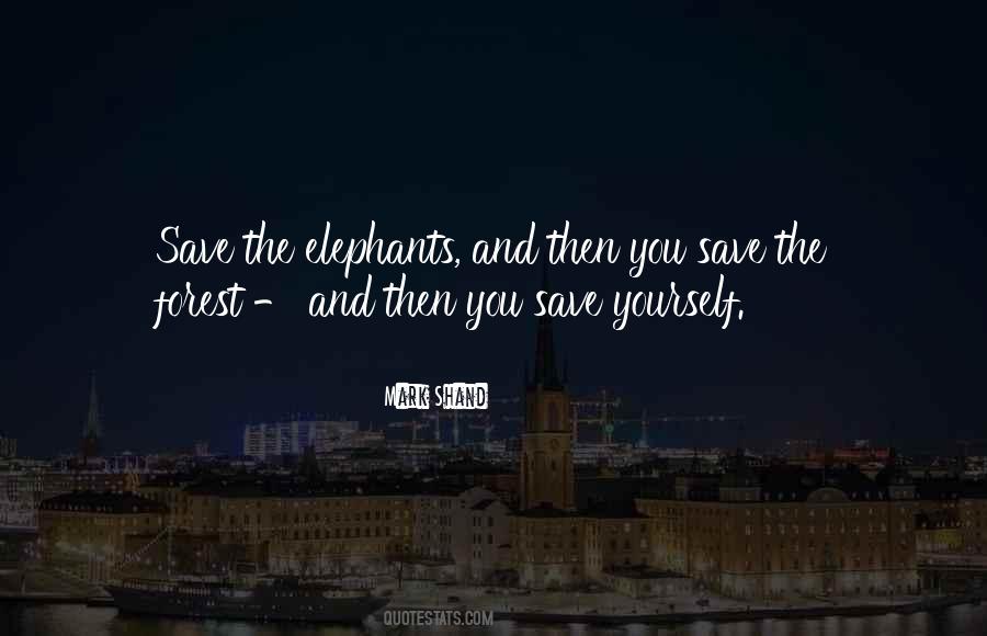 Save The Forest Quotes #1102197
