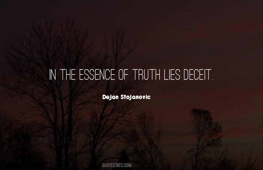 Lies Deceit Quotes #770506
