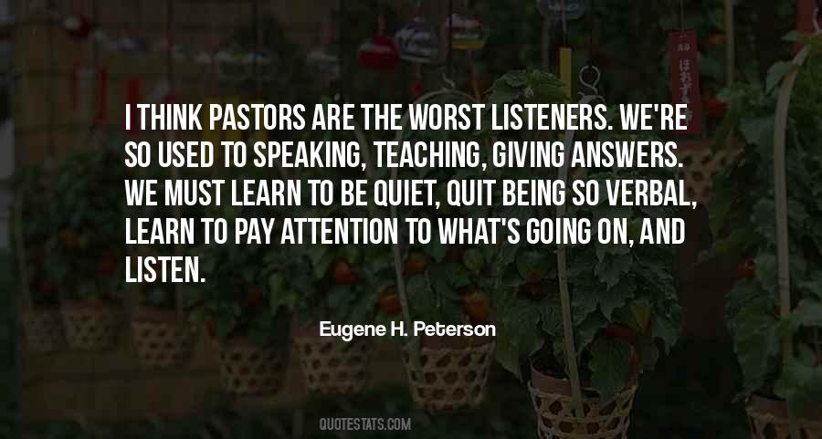 Listen Learn Quotes #450550