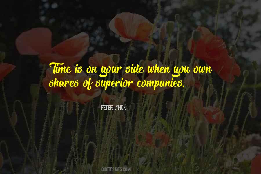 Time Is On Your Side Quotes #1017463