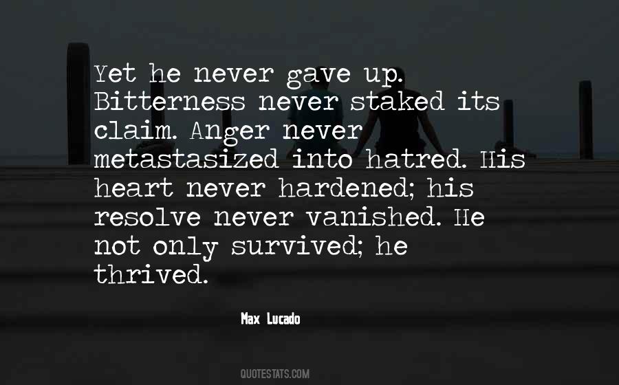 Never Anger Quotes #223290