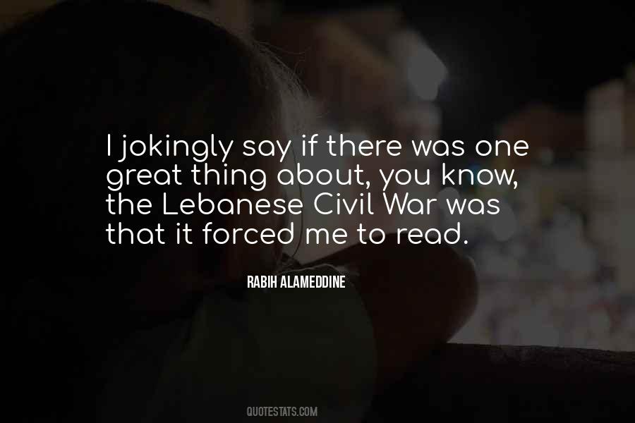 Quotes About The Lebanese Civil War #1390727