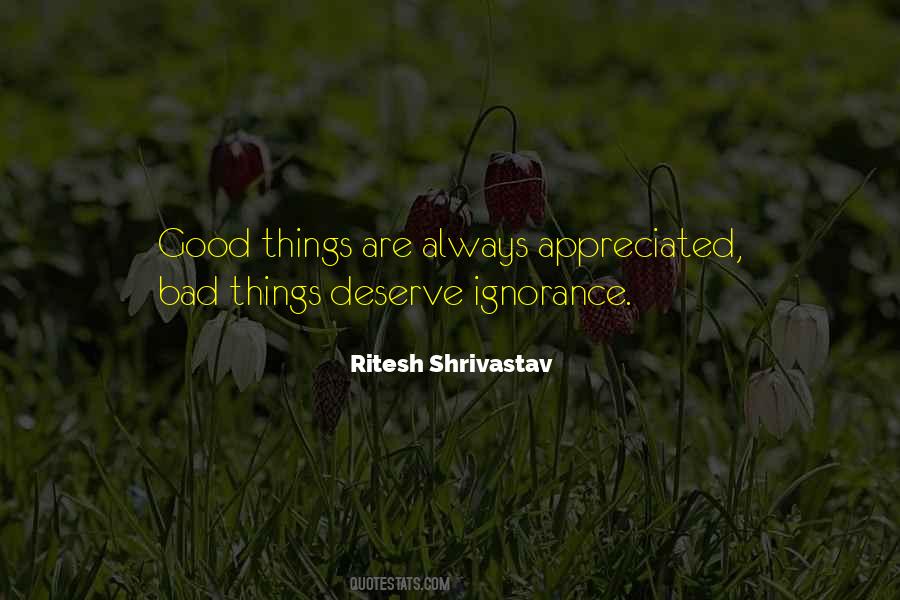 Good Appreciation Quotes #952390