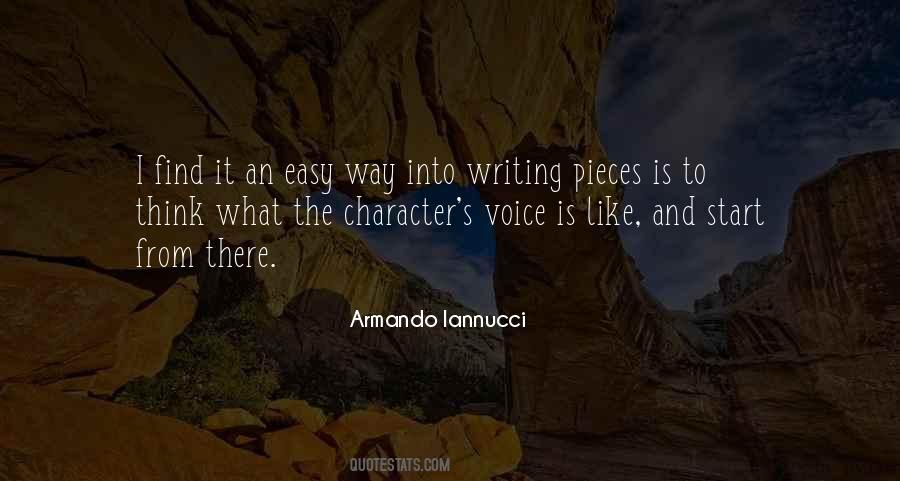 Writing And Character Quotes #218862