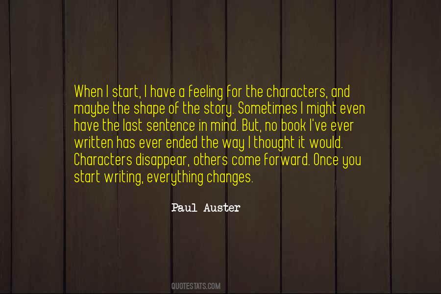 Writing And Character Quotes #34863