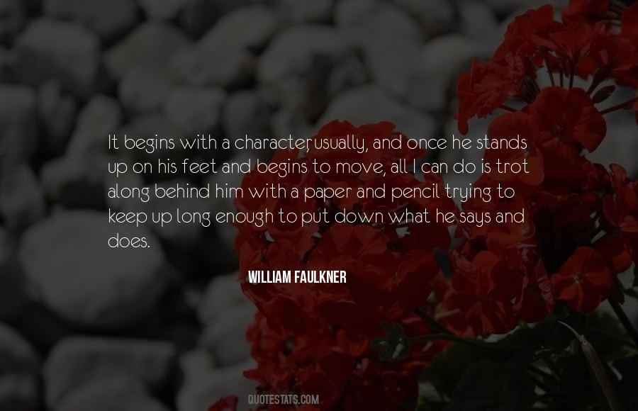 Writing And Character Quotes #356044