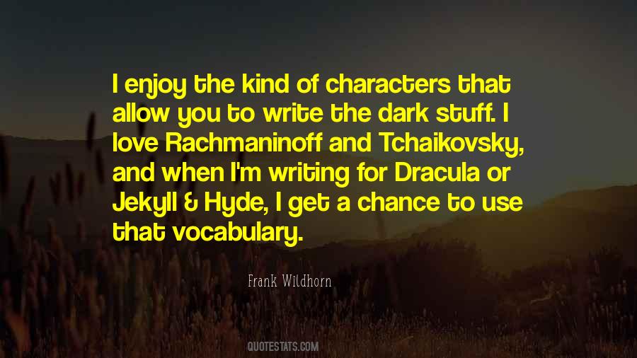 Writing And Character Quotes #383871
