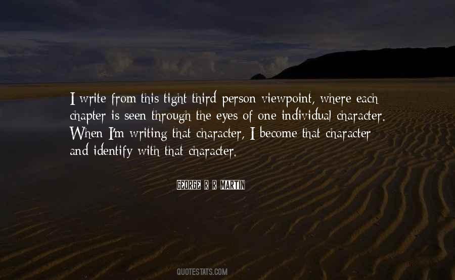 Writing And Character Quotes #43052