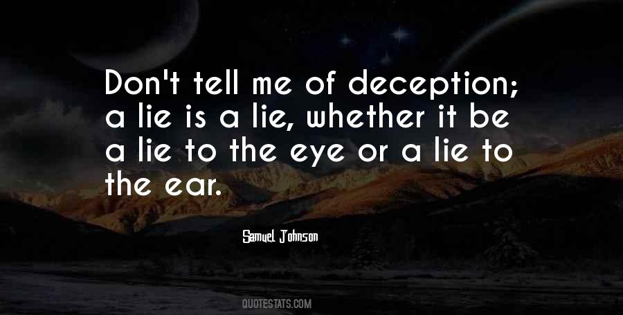 A Lie Is A Lie Quotes #1819782