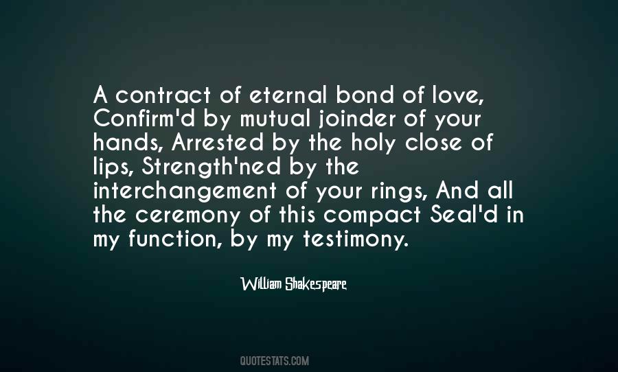 Bond Of Love Quotes #350941