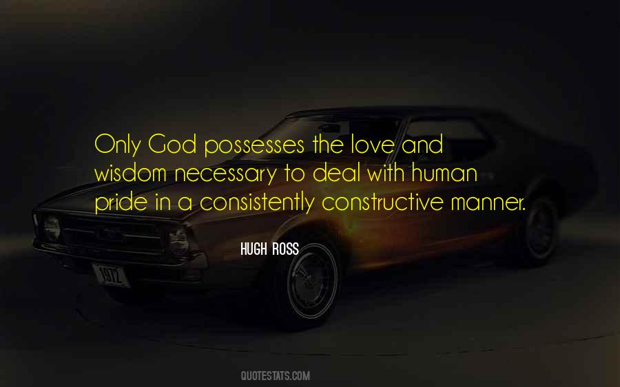 Quotes About Human Pride #1669075