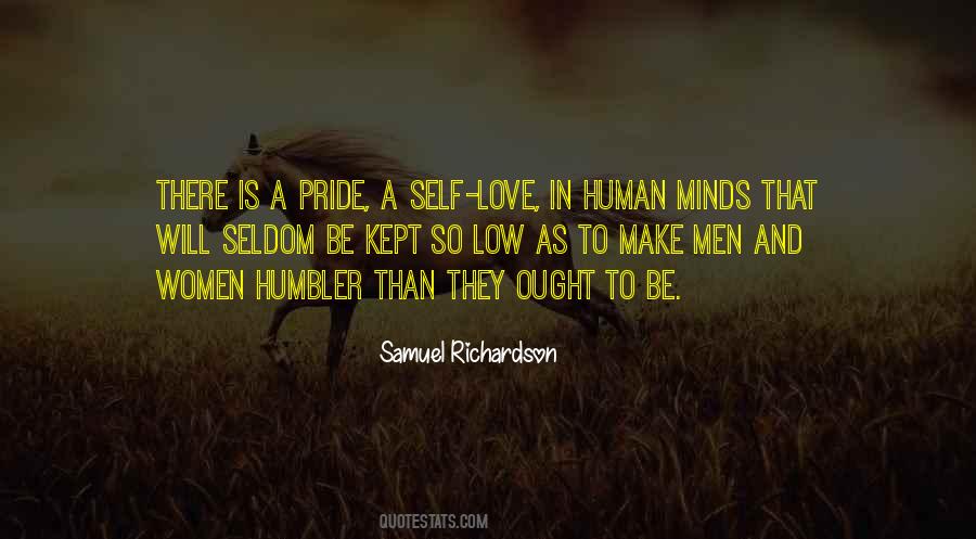 Quotes About Human Pride #924933