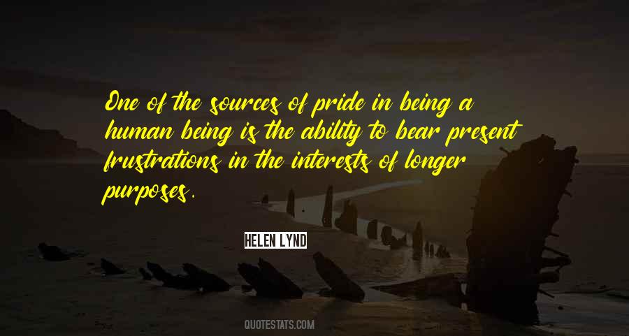 Quotes About Human Pride #929337