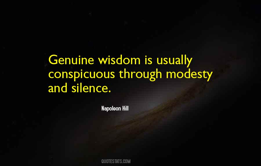 Wisdom Is Silence Quotes #1600138
