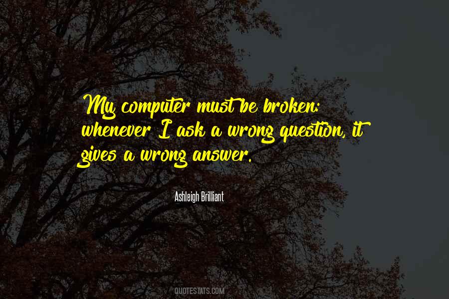 Wrong Answer Quotes #511407