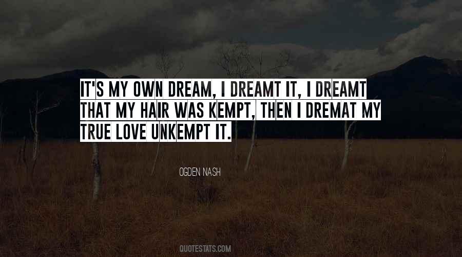Dream Hair Quotes #1652104