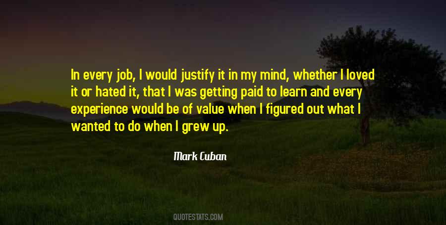 What Experience Quotes #101293