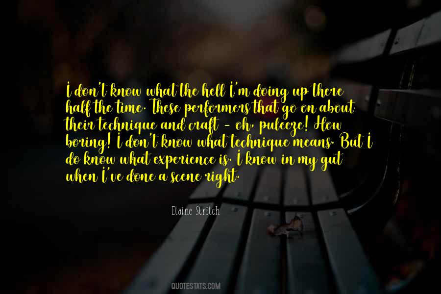 What Experience Quotes #1532485