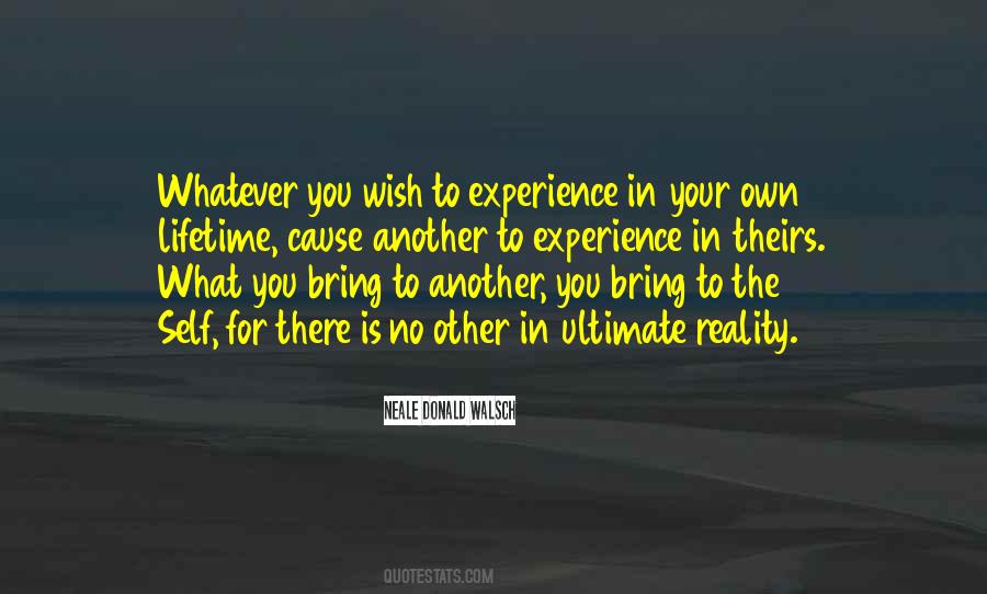What Experience Quotes #250101