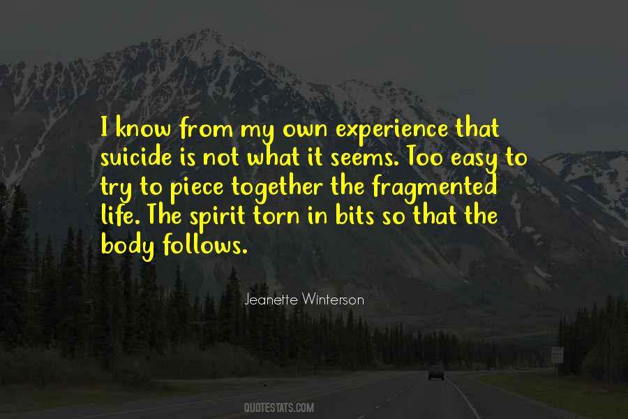 What Experience Quotes #26399