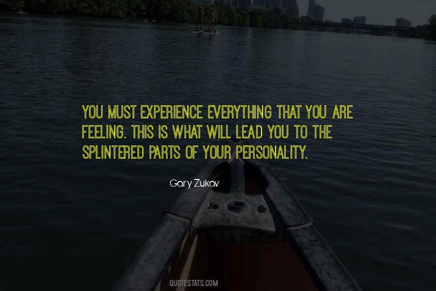 What Experience Quotes #30513