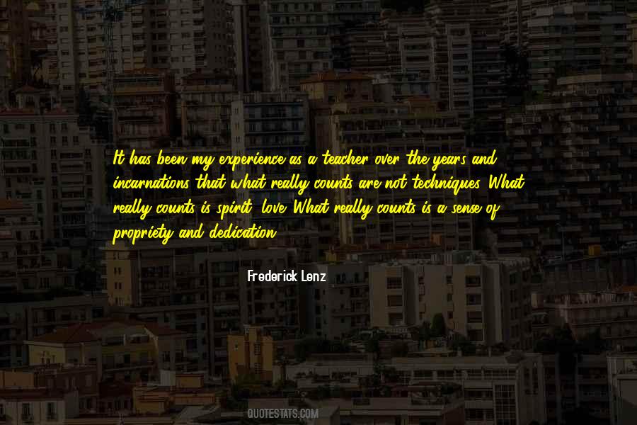 What Experience Quotes #350913