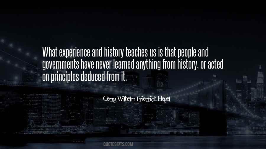 What Experience Quotes #690468