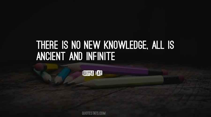 Knowledge Is Infinite Quotes #49609