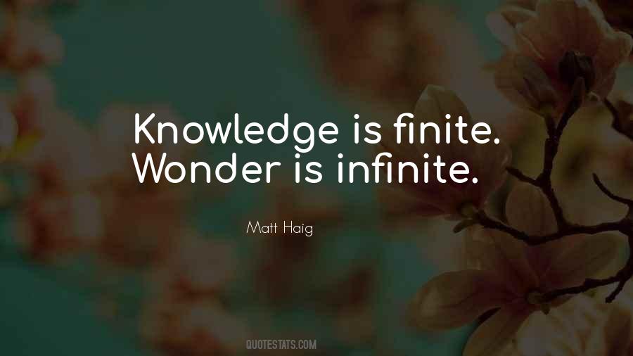Knowledge Is Infinite Quotes #84733