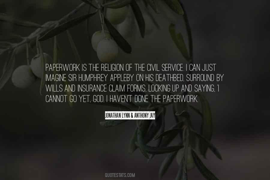 On The Service Quotes #90108