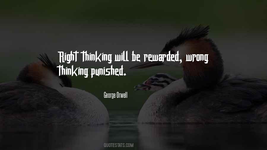 Punished For Doing The Right Thing Quotes #956637
