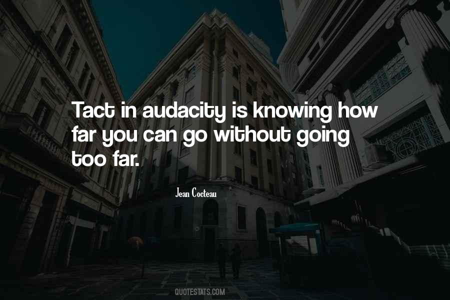 How Far Is Too Far Quotes #715345