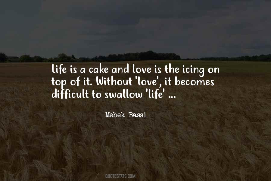 Love Cake Quotes #298042