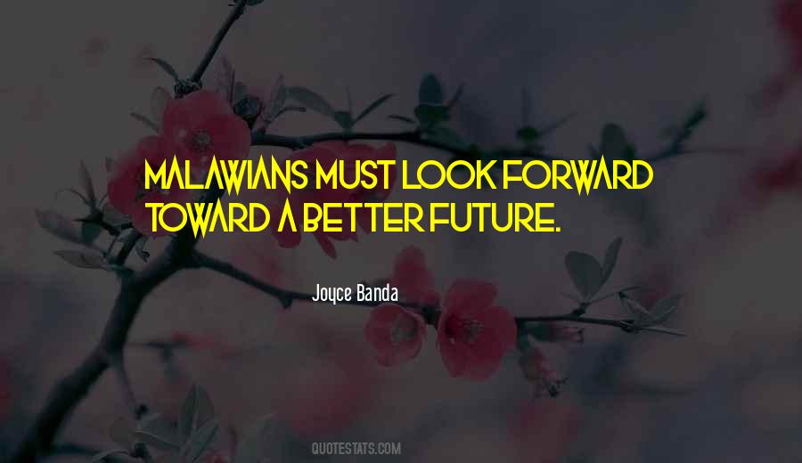 Look Toward The Future Quotes #1865195
