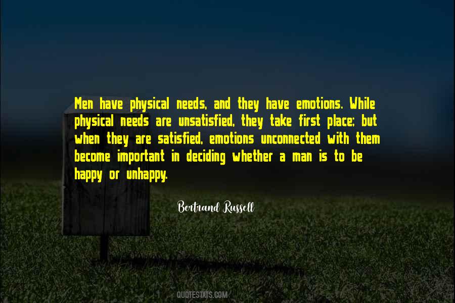 Physical Needs Quotes #230935