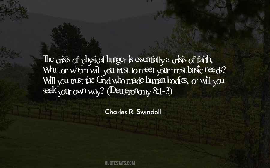 Physical Needs Quotes #699422