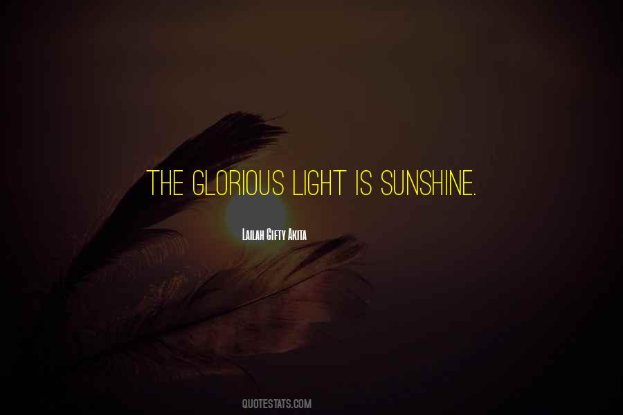 Life Is Sunshine Quotes #169447