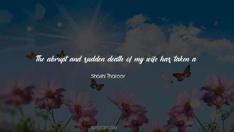 Death Of My Wife Quotes #1123266
