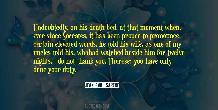 Death Of My Wife Quotes #1730397