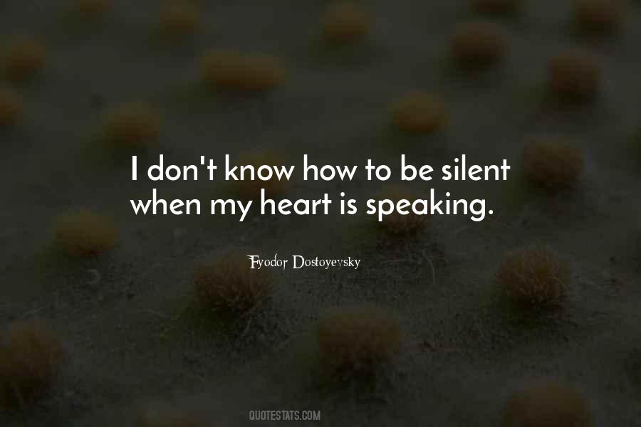 How To Be Silent Quotes #1422943