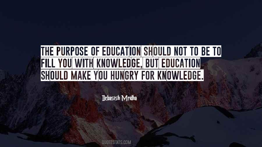 Education Purpose Quotes #263875