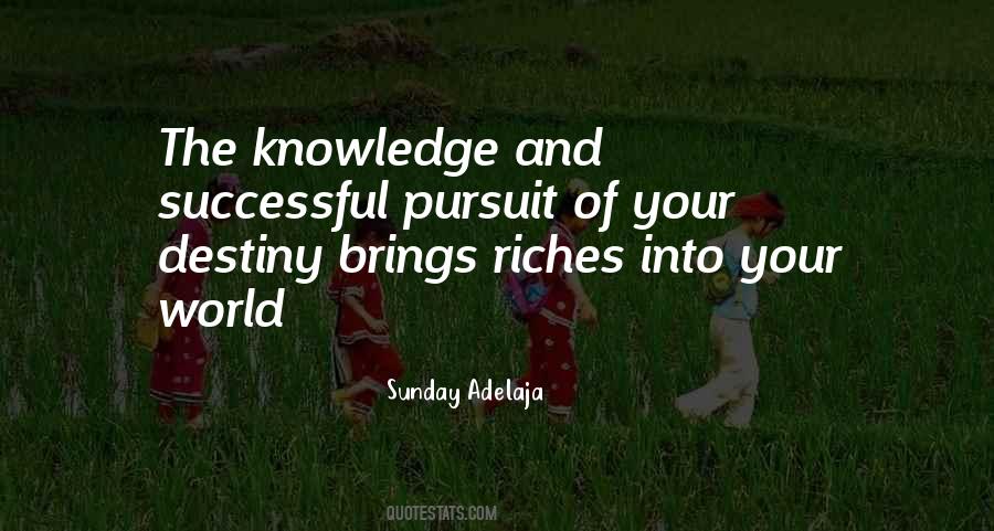 The Pursuit Of Knowledge Quotes #1628129