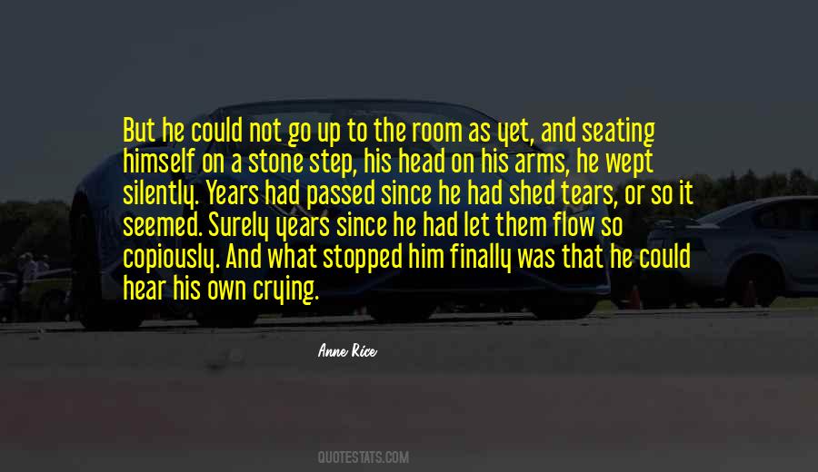 I Stopped Crying Quotes #1702533