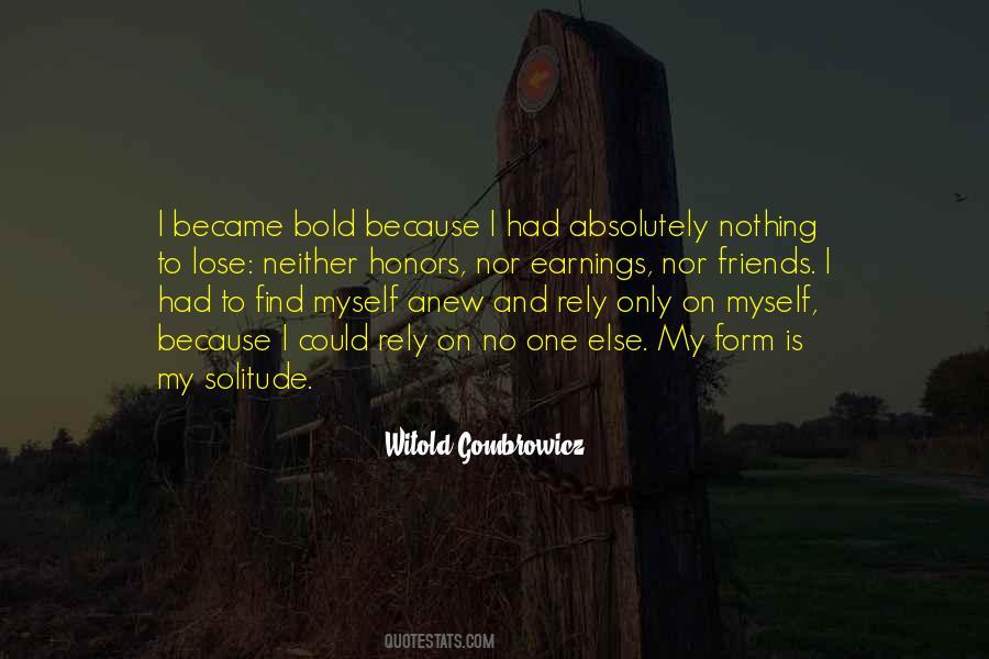 My Solitude Quotes #1868571