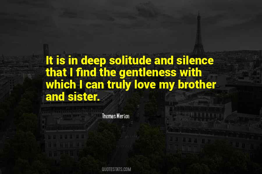 My Solitude Quotes #271727